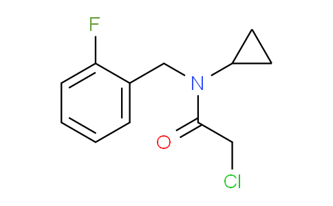 CAS No. 874595-08-1, 2-Chloro-N-cyclopropyl-N-(2-fluorobenzyl)acetamide
