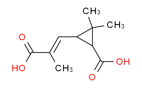 CAS No. 497-95-0, (E)-3-(2-carboxyprop-1-en-1-yl)-2,2-dimethylcyclopropane-1-carboxylic acid