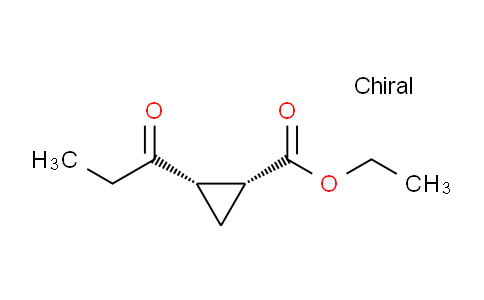 CAS No. 64390-10-9, ethyl (1R,2S)-2-propionylcyclopropane-1-carboxylate