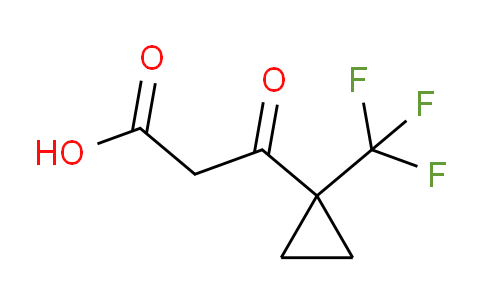 CAS No. 1000525-62-1, 3-oxo-3-(1-(trifluoromethyl)cyclopropyl)propanoic acid