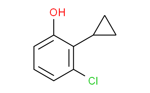 CAS No. 1227417-87-9, 3-chloro-2-cyclopropylphenol
