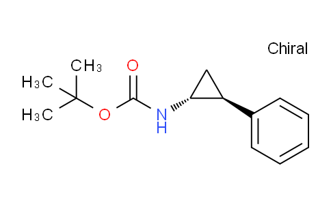 CAS No. 185256-47-7, tert-butyl ((1R,2S)-2-phenylcyclopropyl)carbamate