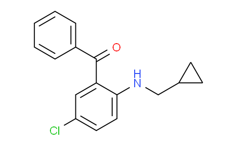 CAS No. 2897-00-9, (5-chloro-2-((cyclopropylmethyl)amino)phenyl)(phenyl)methanone