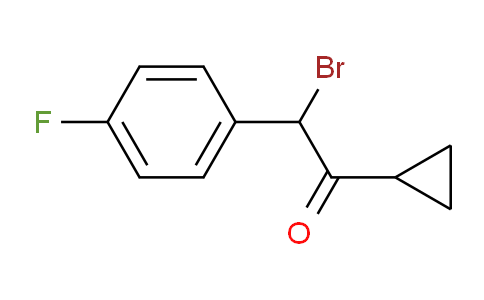 CAS No. 1359829-52-9, 2-bromo-1-cyclopropyl-2-(4-fluorophenyl)ethan-1-one