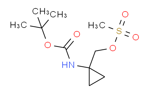 CAS No. 107017-74-3, (1-((tert-butoxycarbonyl)amino)cyclopropyl)methyl methanesulfonate