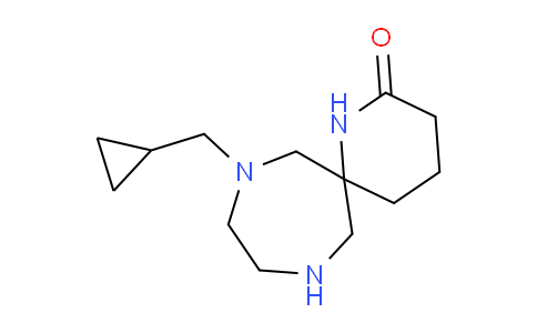 CAS No. 1422065-85-7, 8-(Cyclopropylmethyl)-1,8,11-triazaspiro[5.6]dodecan-2-one