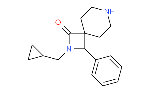 CAS No. 1422066-76-9, 2-(Cyclopropylmethyl)-3-phenyl-2,7-diazaspiro[3.5]nonan-1-one