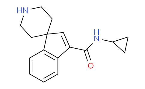 CAS No. 1422135-53-2, N-Cyclopropylspiro[indene-1,4'-piperidine]-3-carboxamide