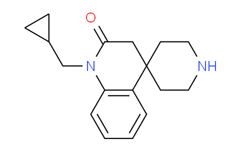 CAS No. 1422135-58-7, 1'-(Cyclopropylmethyl)-1'H-spiro[piperidine-4,4'-quinolin]-2'(3'H)-one