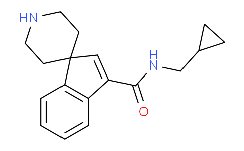 CAS No. 1422136-64-8, N-(Cyclopropylmethyl)spiro[indene-1,4'-piperidine]-3-carboxamide