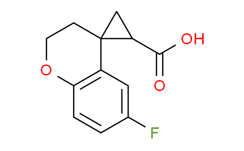 CAS No. 1785229-57-3, 6-Fluorospiro[chroman-4,1'-cyclopropane]-2'-carboxylic acid