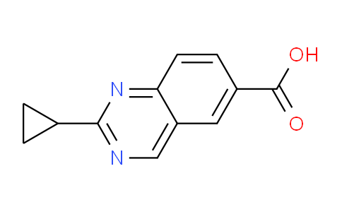 CAS No. 648423-82-9, 2-Cyclopropylquinazoline-6-carboxylic acid