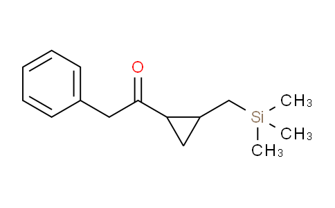 CAS No. 80945-30-8, 2-Phenyl-1-(2-((trimethylsilyl)methyl)cyclopropyl)ethanone