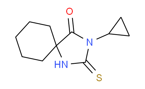 CAS No. 832741-02-3, 3-Cyclopropyl-2-thioxo-1,3-diazaspiro[4.5]decan-4-one