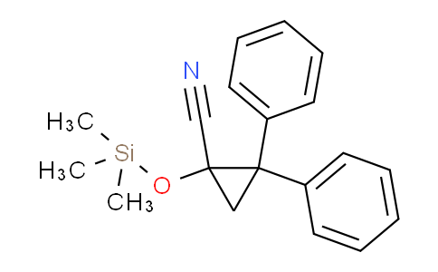 CAS No. 87656-28-8, 2,2-Diphenyl-1-((trimethylsilyl)oxy)cyclopropanecarbonitrile