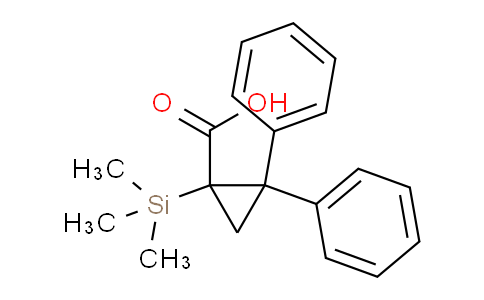 CAS No. 88035-72-7, 2,2-Diphenyl-1-(trimethylsilyl)cyclopropanecarboxylic acid