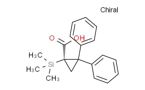CAS No. 88082-48-8, (R)-2,2-Diphenyl-1-(trimethylsilyl)cyclopropanecarboxylic acid