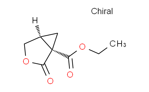 CAS No. 184838-77-5, ethyl (1R,5S)-2-oxo-3-oxabicyclo[3.1.0]hexane-1-carboxylate