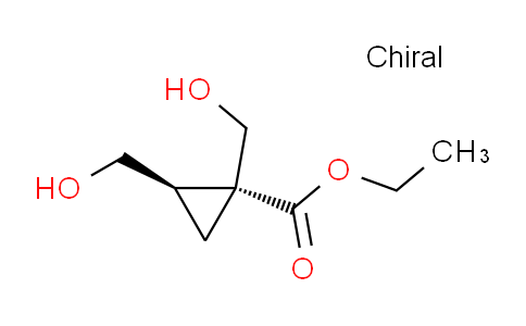 CAS No. 144985-81-9, ethyl (1R,2R)-1,2-bis(hydroxymethyl)cyclopropane-1-carboxylate