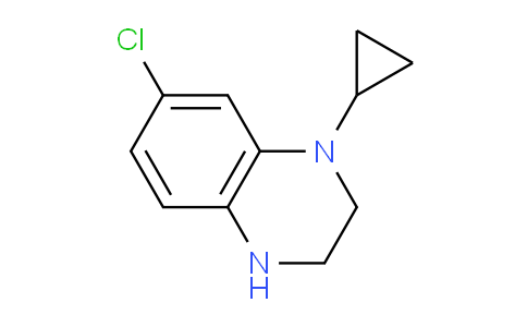 CAS No. 1363405-05-3, 7-Chloro-1-cyclopropyl-1,2,3,4-tetrahydroquinoxaline