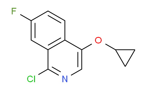 CAS No. 1409964-54-0, 1-Chloro-4-cyclopropoxy-7-fluoroisoquinoline