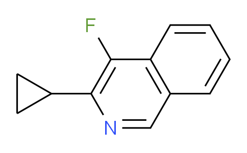 CAS No. 1404078-15-4, 3-Cyclopropyl-4-fluoroisoquinoline