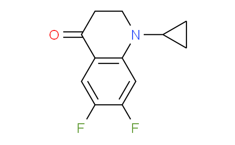 CAS No. 152934-01-5, 1-Cyclopropyl-6,7-difluoro-2,3-dihydroquinolin-4(1H)-one