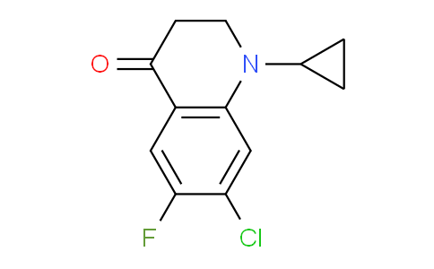 CAS No. 1823781-72-1, 7-Chloro-1-cyclopropyl-6-fluoro-2,3-dihydroquinolin-4(1H)-one