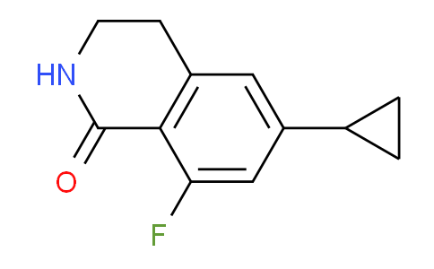 CAS No. 1242157-16-9, 6-Cyclopropyl-8-fluoro-3,4-dihydroisoquinolin-1(2H)-one