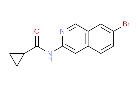CAS No. 1382846-24-3, N-(7-Bromoisoquinolin-3-yl)cyclopropanecarboxamide
