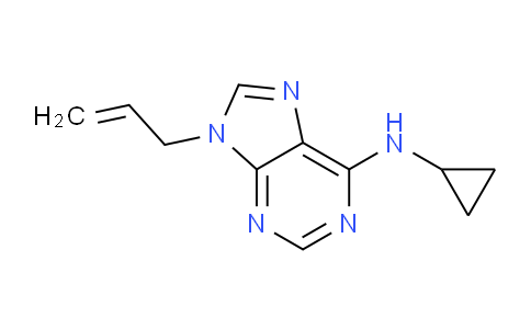 CAS No. 648881-72-5, 9-Allyl-N-cyclopropyl-9H-purin-6-amine