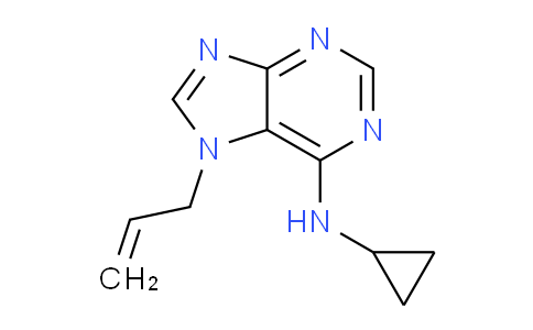 CAS No. 648881-73-6, 7-Allyl-N-cyclopropyl-7H-purin-6-amine