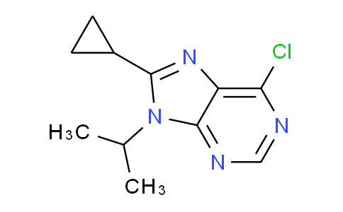 CAS No. 1707610-18-1, 6-Chloro-8-cyclopropyl-9-isopropyl-9H-purine