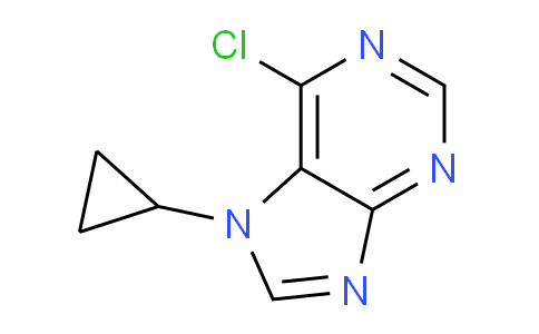 CAS No. 1708288-66-7, 6-Chloro-7-cyclopropyl-7H-purine