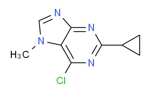 CAS No. 1713713-54-2, 6-Chloro-2-cyclopropyl-7-methyl-7H-purine