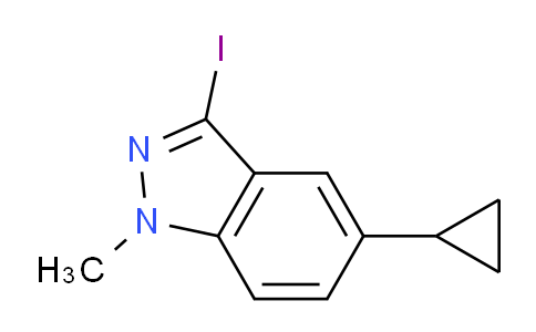 CAS No. 1823254-16-5, 5-Cyclopropyl-3-iodo-1-methyl-1H-indazole