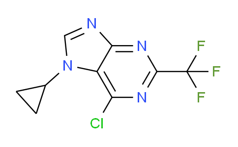 CAS No. 1708263-48-2, 6-Chloro-7-cyclopropyl-2-(trifluoromethyl)-7H-purine