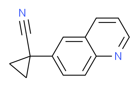 CAS No. 1006875-93-9, 1-(Quinolin-6-yl)cyclopropanecarbonitrile