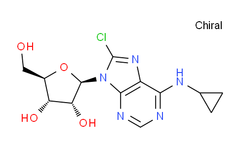CAS No. 835900-50-0, (2R,3R,4S,5R)-2-(8-Chloro-6-(cyclopropylamino)-9H-purin-9-yl)-5-(hydroxymethyl)tetrahydrofuran-3,4-diol