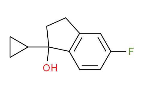 CAS No. 865719-14-8, 1-Cyclopropyl-5-fluoro-2,3-dihydro-1H-inden-1-ol