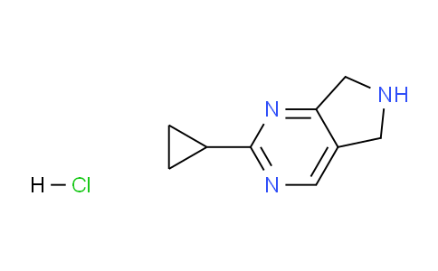 CAS No. 1628833-21-5, 2-Cyclopropyl-6,7-dihydro-5H-pyrrolo[3,4-d]pyrimidine hydrochloride