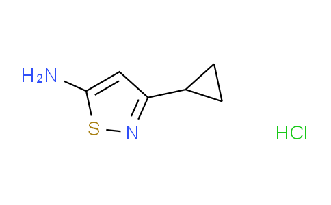 CAS No. 1956319-84-8, 3-Cyclopropylisothiazol-5-amine hydrochloride