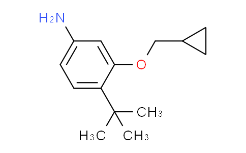 CAS No. 1369783-74-3, 4-(tert-Butyl)-3-(cyclopropylmethoxy)aniline