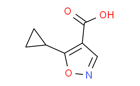 CAS No. 124845-04-1, 5-Cyclopropylisoxazole-4-carboxylic acid