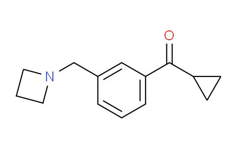 CAS No. 898772-33-3, (3-(Azetidin-1-ylmethyl)phenyl)(cyclopropyl)methanone
