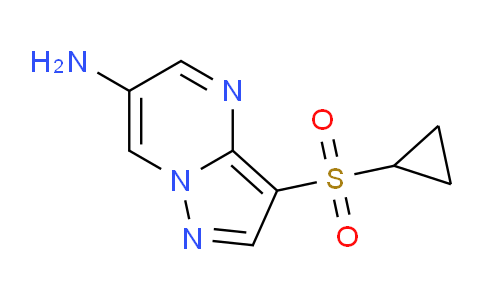 CAS No. 1707603-34-6, 3-(Cyclopropylsulfonyl)pyrazolo[1,5-a]pyrimidin-6-amine