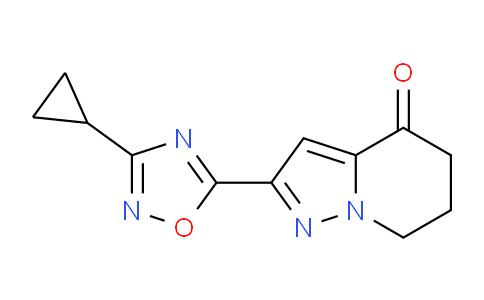 CAS No. 1774902-23-6, 2-(3-Cyclopropyl-1,2,4-oxadiazol-5-yl)-6,7-dihydropyrazolo[1,5-a]pyridin-4(5H)-one
