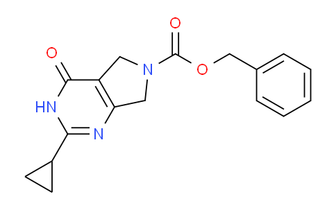 CAS No. 2044702-96-5, Benzyl 2-cyclopropyl-4-oxo-5,7-dihydro-3H-pyrrolo[3,4-d]pyrimidine-6(4H)-carboxylate