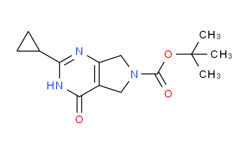 CAS No. 2044706-74-1, tert-Butyl 2-cyclopropyl-4-oxo-5,7-dihydro-3H-pyrrolo[3,4-d]pyrimidine-6(4H)-carboxylate