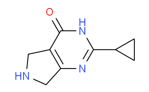 CAS No. 1220038-59-4, 2-Cyclopropyl-6,7-dihydro-3H-pyrrolo[3,4-d]pyrimidin-4(5H)-one